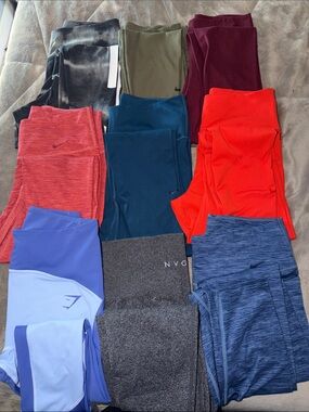 Assorted Women’s Active Leggings - Nike, Gymshark, NVGTN (Multiple Colors)